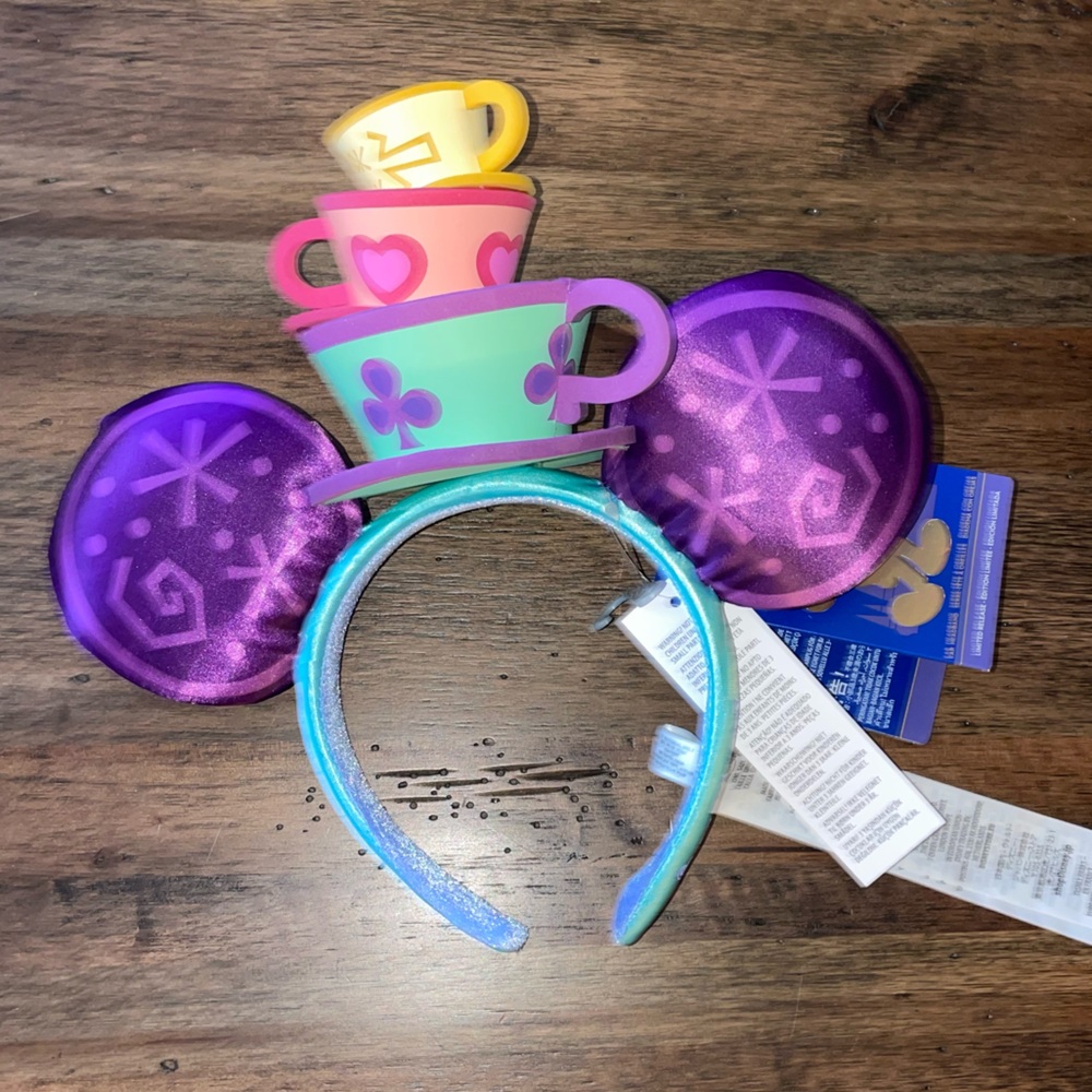 MMMA Mad Hatter Tea Party Mickey Ears- Limited Edition- Sold Out!